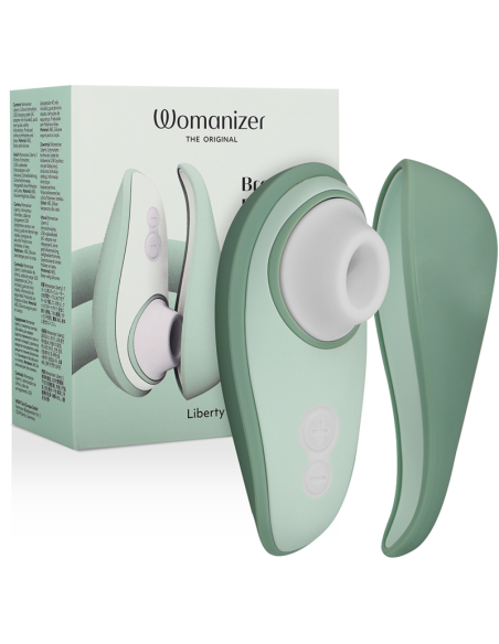 WOMANIZER - LIBERTY 2 CLITORIS STIMULATOR and SUCTION LIGHT GREEN