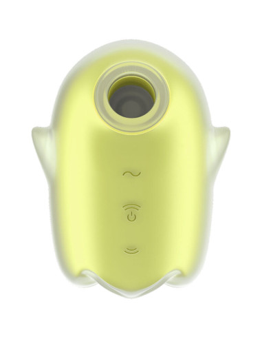 SATISFYER - GLOWING GHOST AIR PULSE and VIBRATOR YELLOW