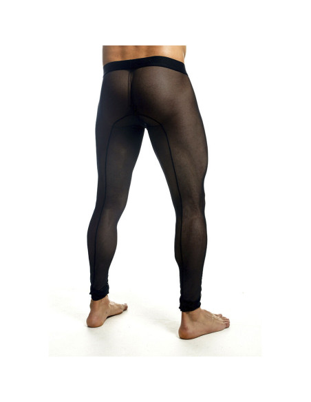 MOB - BLACK TRANSPARENT TIGHTS SIZE M