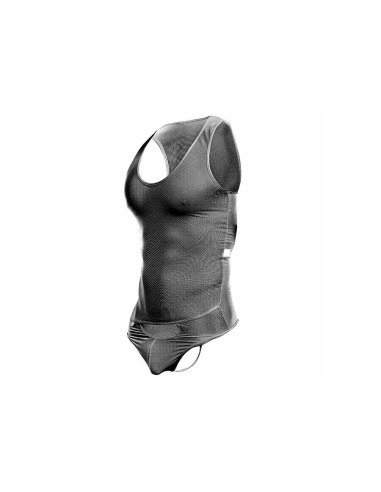 MOB - TRANSPARENT BLACK BODYSHEER SIZE L-XL