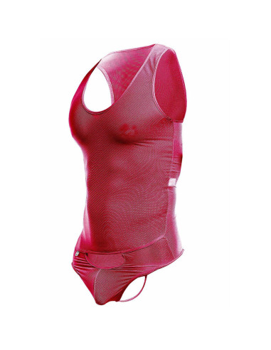 MOB - RED TRANSPARENT BODYSHEER SIZE L-XL