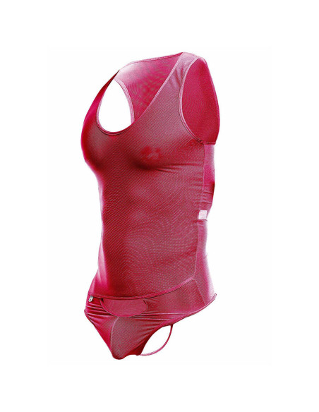 MOB - RED TRANSPARENT BODYSHEER SIZE L-XL