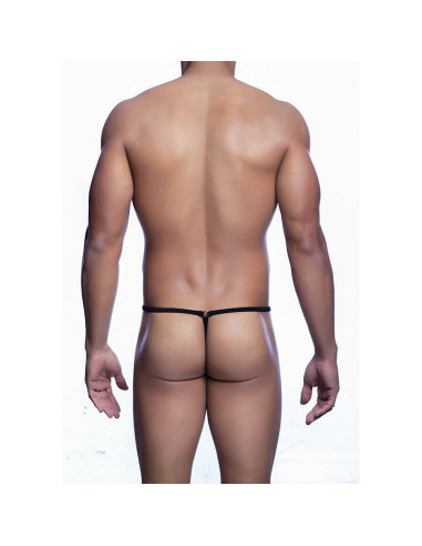 MOB - BLACK TEAR-SHAPED THONG SIZE L-XL