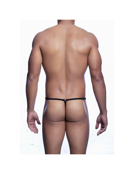 MOB - BLACK TEAR-SHAPED THONG SIZE L-XL