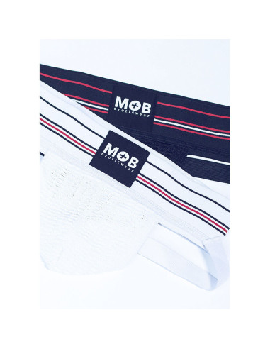 MOB - CLASSIC WHITE THONG SIZE L