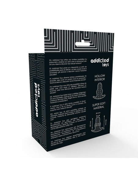 ADDICTED TOYS - DIDELIS ANALINIS PLEČIAMASIS VARIKLIS 15 CM - SKAIDRUS