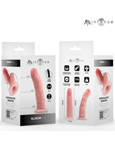 MR „INTENSE“ – MAŽAS TERENCE DILDO 16,5 CM –Ø– 4,6 CM