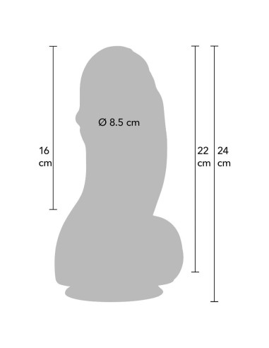 HIDDEN DESIRE - INFERNO FAT BOYS DILDO 22 CM