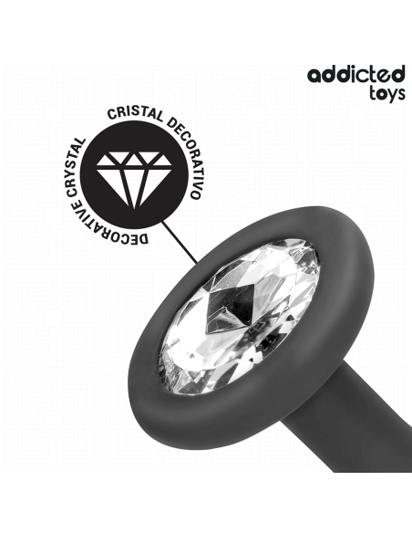ADDICTED TOYS - SET OF 3 ANAL PLUG SILICONE WITH JEWEL