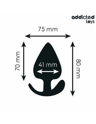 ADDICTED TOYS - ANAL PLUG SILICONE SIZE L 8 CM