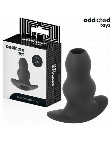 ADDICTED TOYS - HOLLOW ANAL PLUG SILICONE SIZE S 7.3 CM