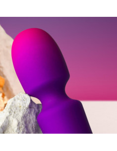 ROCKS- OFF - GLO- GIRL VIBRATOR WAND MINI PURPLE 2