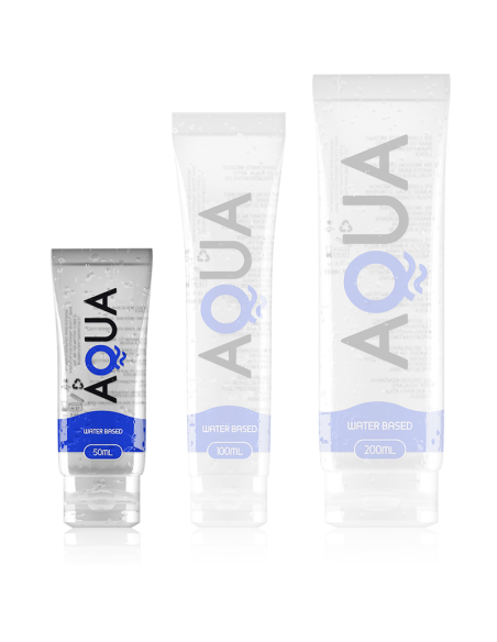 AQUA QUALITY - VANDENS PAGRINDU PAGAMINTAS LUBRIKANTAS 50 ML