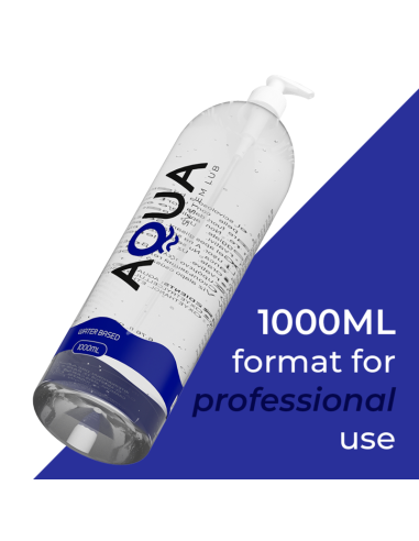 AQUA QUALITY - VANDENS PAGRINDU PAGAMINTAS LUBRIKANTAS 1000 ML