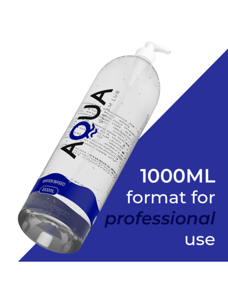 AQUA QUALITY - WATER BASED LUBRICANT 1000 ML