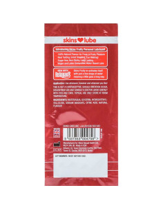 SKINS - FRUITY WATER-BASED LUBRICANT STRAWBERRY SINGLE-DOSE 5 ML 2
