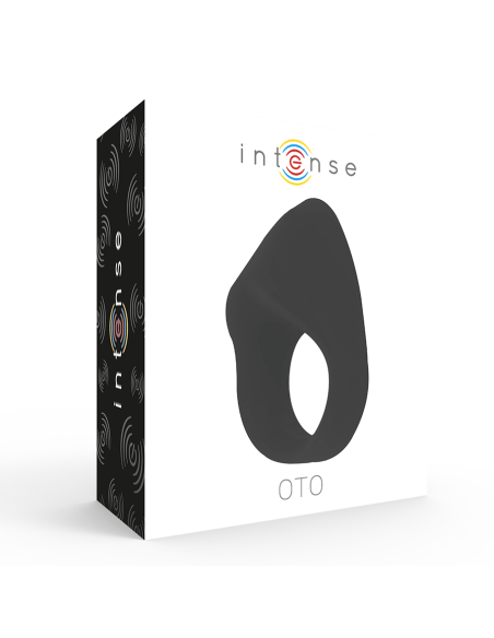 INTENSE - OTO BLACK įkraunamas vibratoriaus žiedas