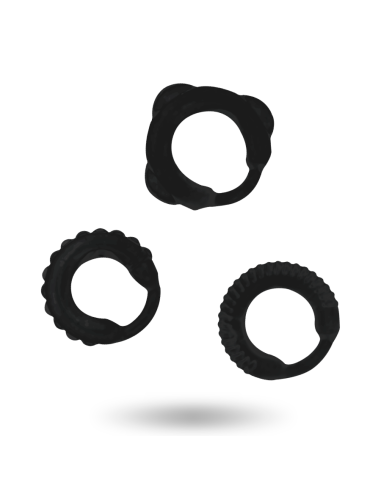 ADDICTED TOYS - C-RING SET BLACK