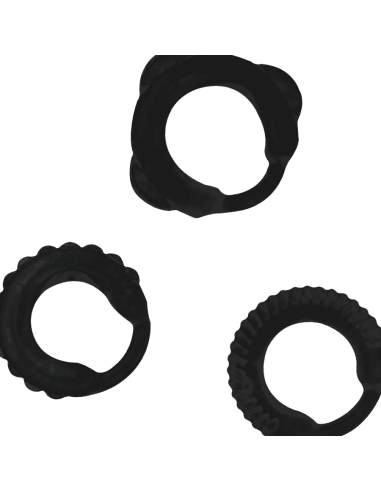 ADDICTED TOYS - C-RING SET BLACK