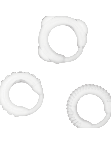 ADDICTED TOYS - C-RING SET CLEAR