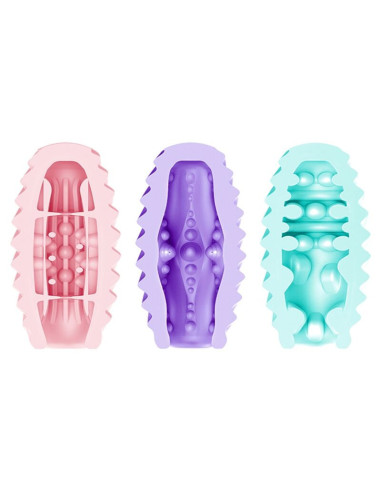 PRETTY LOVE - DOUBLE SIDED MASTURBATOR EGG 15 UNITS