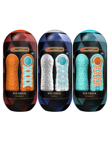 PRETTY LOVE - VICTORIA MASTURBATOR 15 PIECES