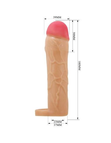 PRETTY LOVE - CHANE PENIS EXTENDER COVER FLESH