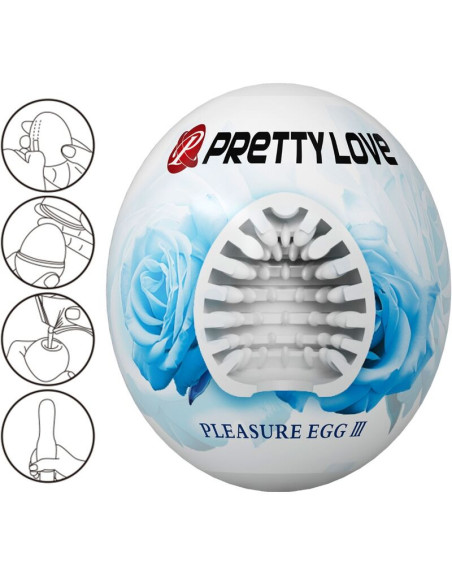 PRETTY LOVE - MALE MASTURBATOR EGG WHITE