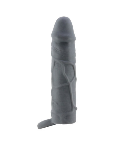 PRETTY LOVE - REALISTIC SKIN PENIS SLEEVE DARK GREY