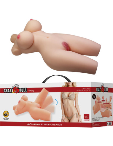 CRAZY BULL - TIFFANY REALISTIC FEMALE TORSO VAGINA AND ANAL 5.5 KG