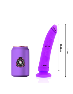 DELTA CLUB - TOYS LILAC DILDO MEDICAL SILICONE 17 CM -O- 3 CM