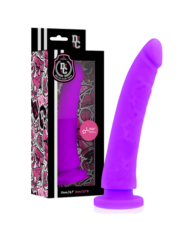 DELTA CLUB - ŽAISLAI ALYVINĖS SPALVOS MEDICININIS SILIKONINIS DILDO 17 CM -O- 3 CM