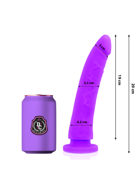 DELTA CLUB - TOYS LILAC DILDO MEDICAL SILICONE 20 CM -O- 4 CM