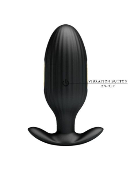 PRETTY LOVE - JEFFERSON APP CONTROLLED ANAL PLUG BLACK