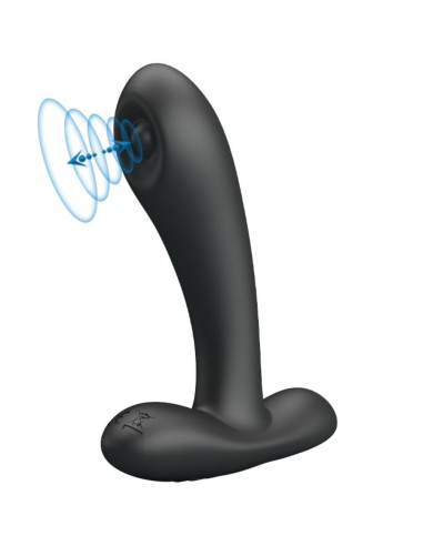 PRETTY LOVE - REMINGTON ANAL AND VAGINAL VIBRATING MASSAGER BLACK