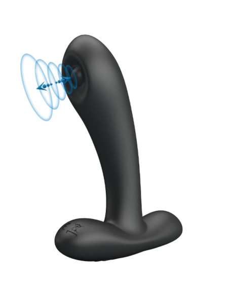 PRETTY LOVE - REMINGTON ANAL AND VAGINAL VIBRATING MASSAGER BLACK