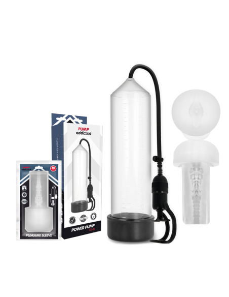 PUMP ADDICTED - RX5 TRANSPARENT WITH MASTURBATOR