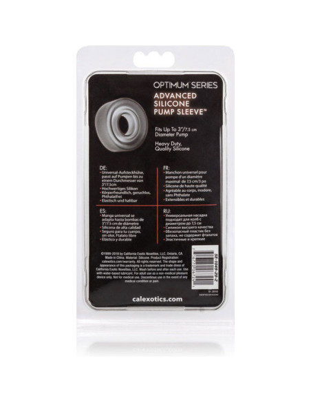 CALEXOTICS - ADV SILICONE PUMP SLEEVE BLACK