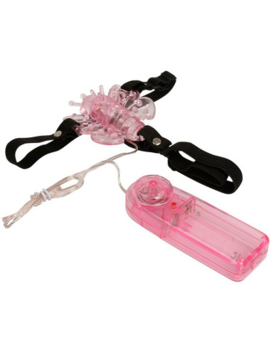BAILE - HARNESS WITH MULTIVESPEED VIBRATING BUTTERFLY