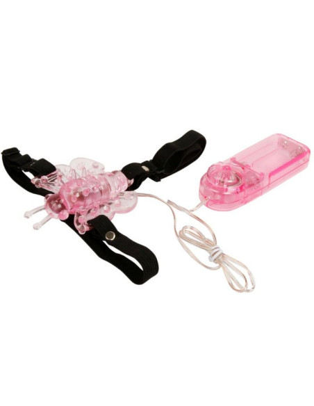 BAILE - HARNESS WITH MULTIVESPEED VIBRATING BUTTERFLY