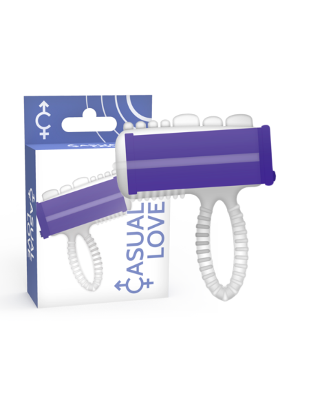 CASUAL LOVE - RING TONGUE VIBRATING PURPLE