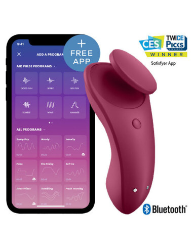 SATISFYER - SEKSUALIOS SLAPTOS KELNINĖS