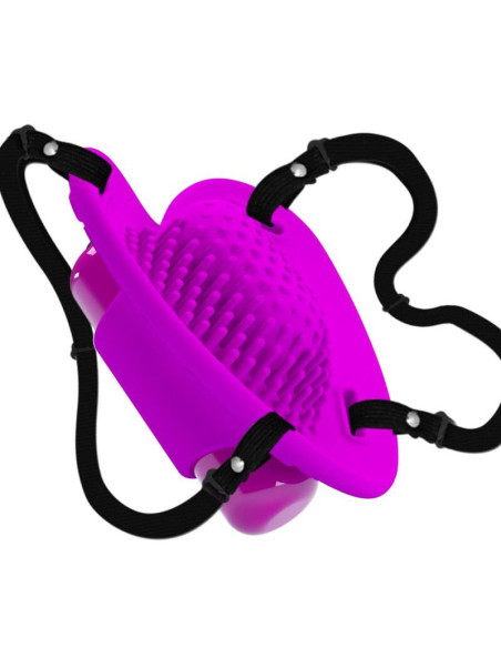 PRETTY LOVE - HEARTBEAT CLITORIS MASSAGER 10 VIBRATION MODES PURPLE