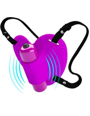 PRETTY LOVE - HEARTBEAT CLITORIS MASSAGER 10 VIBRATION MODES PURPLE