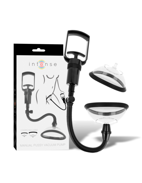 INTENSE - PUMP VAGINAL MANUAL PUMP WITH TWO INTERCHANGEABLE CUPS