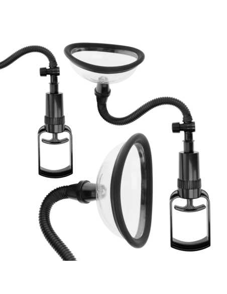 INTENSE - PUMP VAGINAL MANUAL PUMP WITH TWO INTERCHANGEABLE CUPS