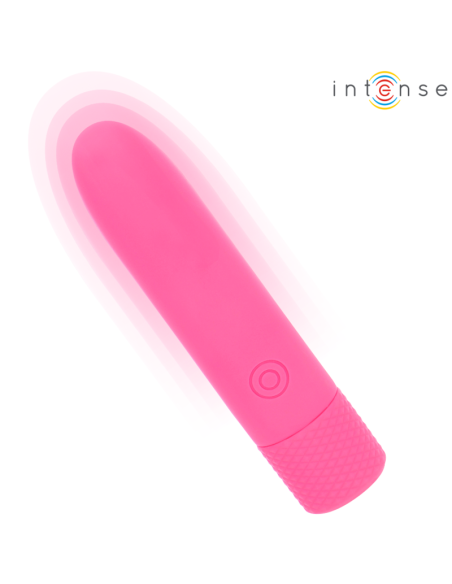 INTENSE - SYMONE USB RECHARGEABLE VIBRATING BULLET 8 VIBRATIONS PINK 10 X 2.2 CM