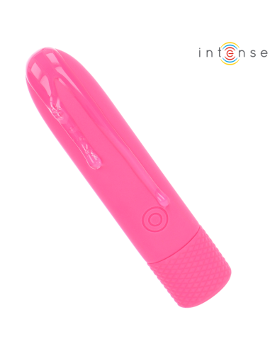INTENSE - SYMONE USB RECHARGEABLE VIBRATING BULLET 8 VIBRATIONS PINK 10 X 2.2 CM