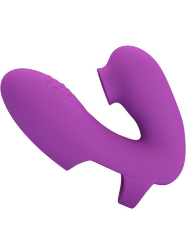 PRETTY LOVE - ATHENA FINGER VIBRATOR WITH CLITORIS STIMULATOR PURPLE