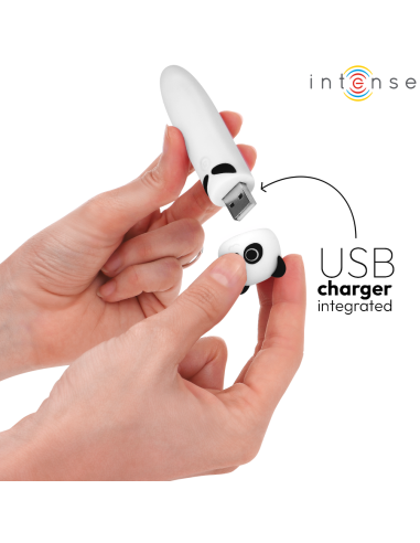 INTENSE - POH PANDA VIBRATING BULLET USB RECHARGEABLE 10 X 2.2 CM